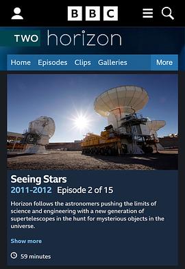 BBC 地平线系列: 看星封面图