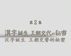 汉字诞生 王朝交替的秘密封面图